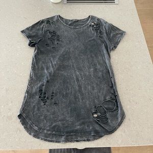 Distressed Fashion Nova Tee